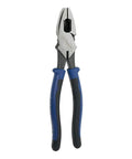 High-Leverage 9-Inch Side Cutter Lineman's Pliers With Color-Coded Handles, Made in USA, Smooth Action, Tight Rivet, Precision Knives