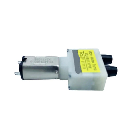 Badass Water Tank Pump Motor Upgrade For Roidmi Eve Plus Robotic Vacuum Cleaner side view with silver motor and black connections.