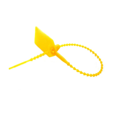 200 Pieces Nylon Cable Ties With Self Locking Security Seals For Cargo Handling Postal Jobs And Storage Marking Tasks In Assorted Bright Colors To Keep Your Stuff Organized And Safe No Fancy Tools Needed, yellow cable tie