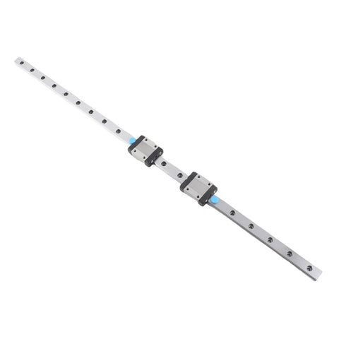 Compact Linear Rail Guide Kit With 500mm Length And 12mm Width Includes Two MGN12B Slide Blocks Ultra Precise Low Friction Motion