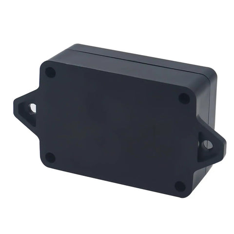 IP65 Waterproof ABS Plastic Project Box Junction Enclosure Built Tough For DIY Electronics Power Housing With Fixed Ear 3 Point 3 X 2 Point 3 X 1 Point 3 Inches Black Indoor Outdoor Rugged Ready black ABS enclosure with mounting ears
