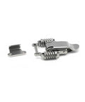 Heavy Duty Spring Loaded Toggle Latch For Secure Tackle Box And Custom Storage Case Lock in stainless steel, ensures safety during transit.