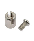 External Speed Sensor For Electric Bikes Magnetic Wheel Sensor For Accurate Speed Readouts component seen with screw on white.