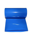 Killer Blue Pvc Heat Shrink Tubing For Battery Wrap Protection Heavy Duty 150 Millimeter Sleeve in a roll, 3 meters long.