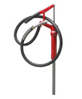 Lincoln 1335 Lever Action Fluid Transfer Pump for 16 to 55 gallon drums with 8.5 fluid ounces per stroke and removable hose