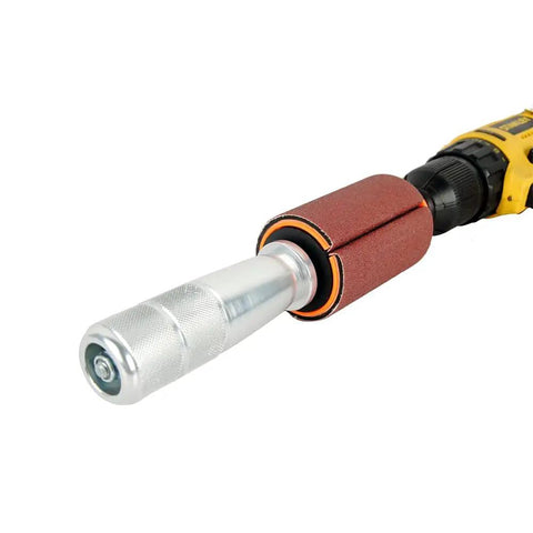 Hand Held Sanding Drum Kit For Drill Presses And Power Drills With Aluminum Handle Quick Tightening Roller Easy Paper Swap