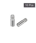M2.5 X 8mm Slotted Cylindrical Dowel Pins 304 Stainless Steel For Furniture Cabinets External Thread Locating Pin Built To Last Rust Resistant Shelf Support 10 Pack