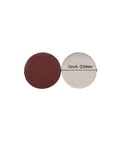 Round Sanding Discs With Hook And Loop Backing For Wood And Metal, 1 inch diameter, aluminum oxide, ideal for polishing surfaces.