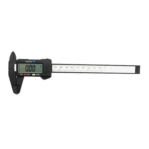0-150 mm Digital Electronic Vernier Caliper Measurement Tools(0-100mm) with digital display and measuring scale.