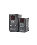 Two VS500 Engraving Machine Inverter, 380V 37KW with display showing frequency settings, suitable for CNC routers.