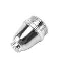 Top Grade 100 Piece Plasma Cutter Consumables Kit Featuring Nozzles And Electrodes Perfect For Ag60 Wsd60 Sg55 Machines, metal nozzle close-up.