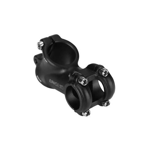 Thirty Five Degree 60mm Handlebar Stem Riser For One Inch Bars Fits Twenty Five Point Four Millimeter Bar Diameter Mountain Road And BMX Bikes Lightweight Durable Aluminum Upgrade For Rough Terrain And Everyday Park Rides.