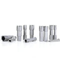 Oscarbide 13-piece carbide TCT annular cutter set with Weldon shanks for magnetic drill press; diameters 1/2"–1-1/8", depth 1-3/8".