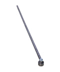 Heavy Duty Circular Saw Guide Rail Track Featuring Quick Lock Alloy Fence And Ridiculously Smooth Bearings For Dead On Precision Lumber Cutting Every Single Day, showing aluminum rail with measuring scale.