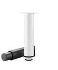 Adjustable Furniture Legs Set In Cold Rolled Steel Sturdy Table Legs And Sofa Feet For Cabinets Black And White Finish Replacement Hardware