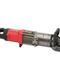 Heavy Duty Electric Rebar Bender And Cutter Hydraulic Steel Bar Straightener 4 To 16Mm portable handheld power tool in red and gray.