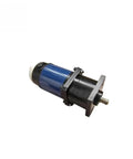 Beefy 220V Permanent Magnet Brush Motor For Home And Workshop Drives Plug And Play Smooth Operation Low Noise Stable Power Handling Fluctuations Ideal For Continuous Use Across Various Devices in a single unit with a blue casing.