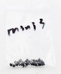 Carbon Steel Drone Body Screw Kit For Mini 2, Mini 3, Mini 3 Pro, And Mini 4 Pro With Rust Resistant Screws in clear bag