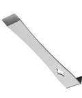 Side view of Beefy Stainless Steel Crowbars Set With Flat Head Pry Bars And Scrapers, ideal for dismantling boards, nails, and spikes