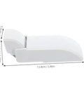 Side view of Chest Freezer Door Hinge Assembly Heavy Duty Spring Replacement For Energy Saving And Enhanced Seal