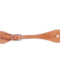 Light Oil Ladies And Youth Spur Straps With Nickel Plated Buckle Single Layer Leather Western Spur Accessory