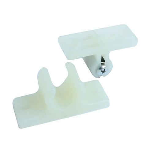 Motorhome Door Holder With Strong Magnetic Door Catch for Outside Use RV Camper Door Retainer made of white nylon