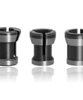 Three Piece Collet Adapters Set 6mm 6.35mm 8mm For Straight Grinders Replacement Collet Chuck Kit.