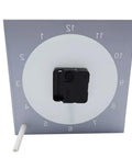 Back view of Twenty Pack Sublimation Blank Clock Glass Photo Frames 7.8 Inch Square For DIY Wall Decor And Heat Transfer Printing