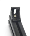 Close-up of black anodized joint of Two Pack 400mm 4040 T Slot Aluminum Extrusion European Standard DIY CNC Machines.