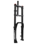 Fat Bike Front Air Suspension Fork For 20 Inch Electric And Mountain Bikes, 4.0 Inch Fat Tire, 140mm Travel, black