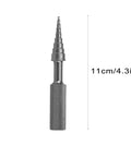 Metal reamer from All In One RC Car Tool Kit With Ball Bearing Remover Reamer Body Hole Puncher Wheel Hub Cross Socket Straight Scissor Screw Tray And Cross Wrenches For RC Cars Boats And Model Helicopters, 11cm length