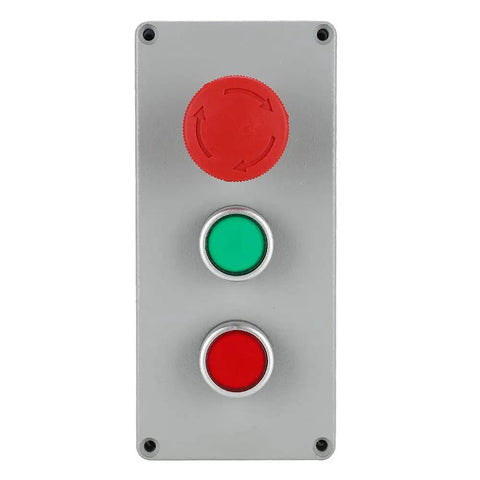 Built Tough Weatherproof Control Box With IP66 Rating Aluminum Die Cast Enclosure for emergency stop and push button