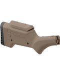 ELG MLOK Fixed Stock For Marlin 1895 1894 336 Lever Action Rifles Flat Dark Earth, side view of fixed stock with storage