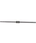Black Linear Rail Guide 12mm Wide 550mm Length Miniature Precision Linear Motion System with Four Point Contact Block