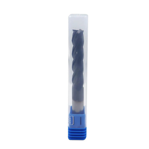 7/16in Solid Carbide Long End Mill With 4 Flutes And 30 Degree Helix AlTiN Coated Milling Cutter in transparent packaging