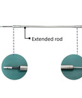 Extended rod for Slick 11.8 Inch Extension Air Die Grinder With 6mm And 12mm Collets for polishing and deburring.