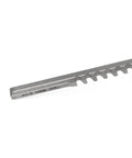 Multi Size Push Type Keyway Broach Set In High Speed Steel HSS showing a detailed view of metal teeth for precise metal cutting.