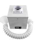 Desktop Welding Fume Extractor With 35 Watt Knockout Suction And Triple Layer Filtration That Devours Soldering Smoke Fast Inches compact design and flexible hose.