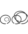 Top Grade 1-50 Pcs M95 Round Wire Snap Rings In Tough 70 Manganese Steel With Black Finish For Shaft Retaining And Hardware DIY Fixins That Get Job Done Fast - set of various sizes.