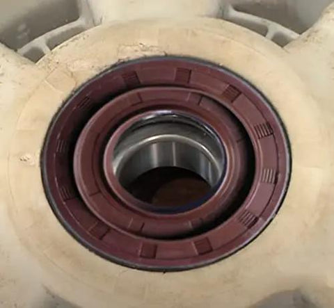 Front Load Washer Tub Bearings And Seal Kit Replacement For Lg Kenmore Sears Built Tough Appliance Repair Parts includes view of large bearing seal.