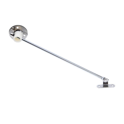 Rotating Concealed Cabinet Hinges 2 Pack Drop Down Door Panel Hardware with triangular screw holes, chrome finish