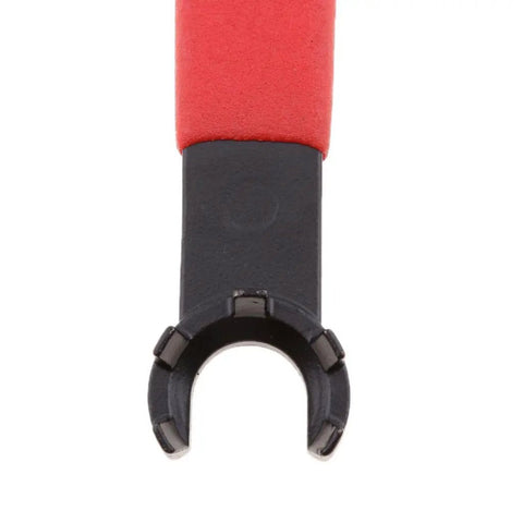 Close-up of Premium ER16M Collet Wrench Spanner Tool Kit With Non Slip Cover, High Carbon Steel for CNC machines.