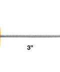 Quick Install 3 Inch Plastic Cap Ring Shank Nails For Roofing And House Wrap Sheathing Vapor Barriers Underlayment Soundproof Materials, side view of nail.