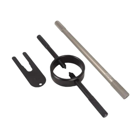 Pro Grade Front Fork Maintenance Kit With Spring Compressor And Radial Pin Spanner For 39mm To 43mm Fork Tubes, cartridge rod tool
