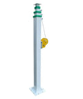Manual Telescopic Mast for Hydraulic Light Tower, 7M Alloy Pole with Winch System, Replace Your Broken Retractable Electric Winch On Hydraulic Light Tower With This Tough Manual Telescopic Mast That Collaps Easy For Low Storage And Fast Lifting Extension Pole To Save You Big Time.