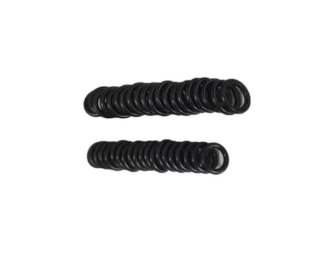 Pressure Washer Quick Connect O Ring Kit for One Quarter Inch and Three Eighths Inch Couplers, black replacement O rings.