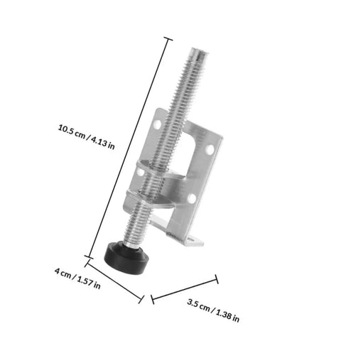 8 Pack Adjustable Steel Furniture Leveling Feet For Tables And Cabinets, Easy Install, Wear Resistant Table Leg Levelers, Silver