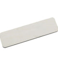 Eight Pack 70x19mm Rectangular PTFE Furniture Sliders With Self Adhesive Backing Heavy Duty Floor Protectors displayed from above.