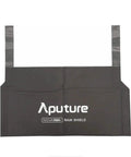 Black durable nylon Nova P600c Rain Shield For LED Panels with Aputure logo, designed as a weather guard for protection.