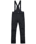 All Terrain Snow Bibs For Men And Women Waterproof Breathable Snow Pants With Straps For Skiing Snowboarding And Mountaineering Black Large